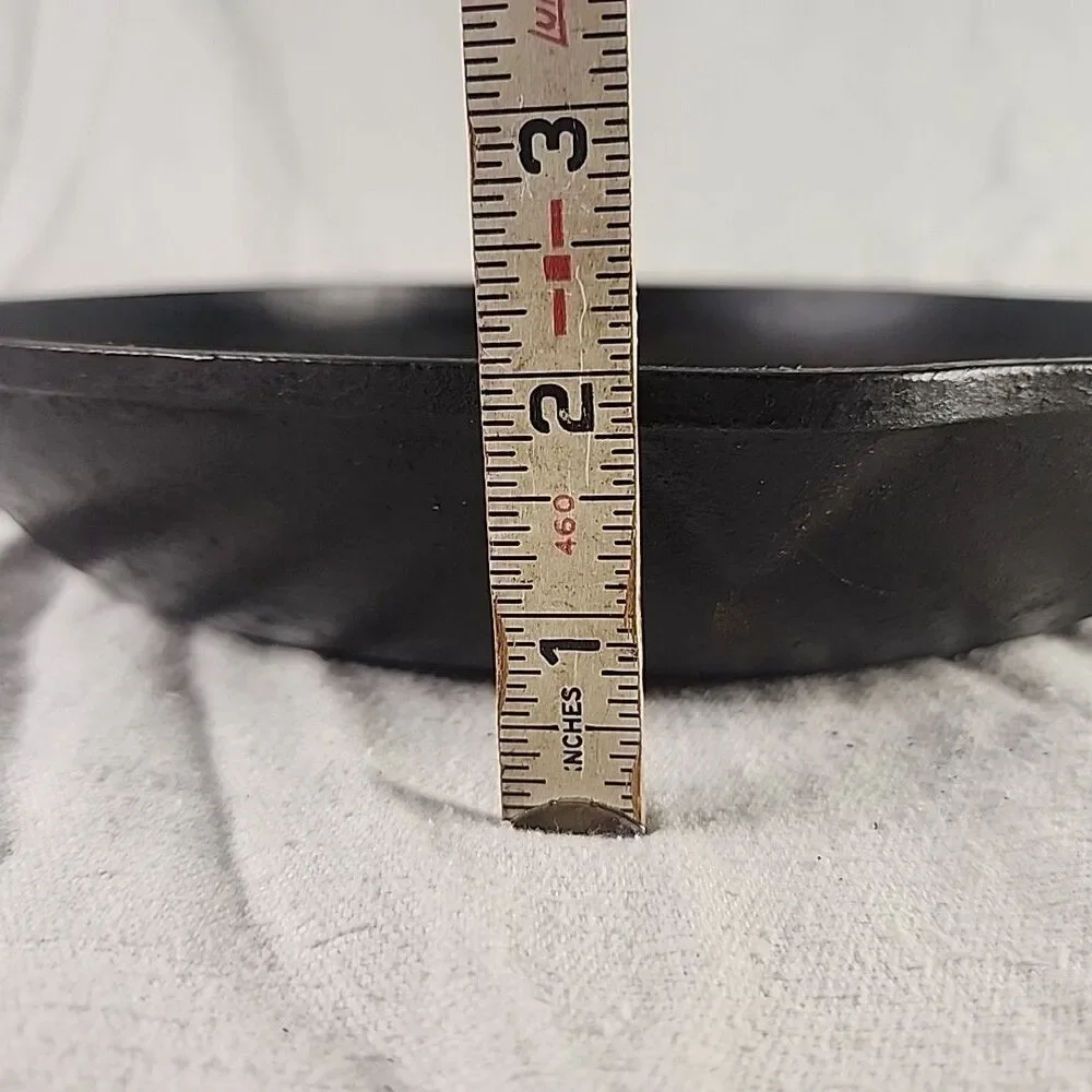 Cast Iron Chefs Skillet Lodge #2 Vintage 12SK 12” Pan Double Handles & Spouts